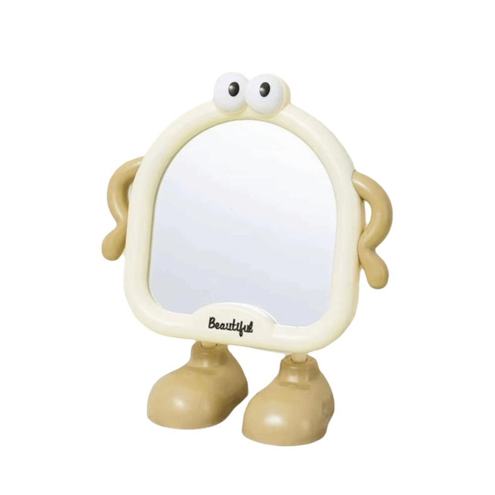 Funny Makeup Mirror Adjustable Angle Desktop Mirror Big Eyes Decorative Mirror Student Dormitory
