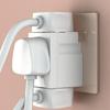 Antiflaming Triple Plug Adaptor 3 Way UK 3 Pin Sockets Multi Plugs Extension