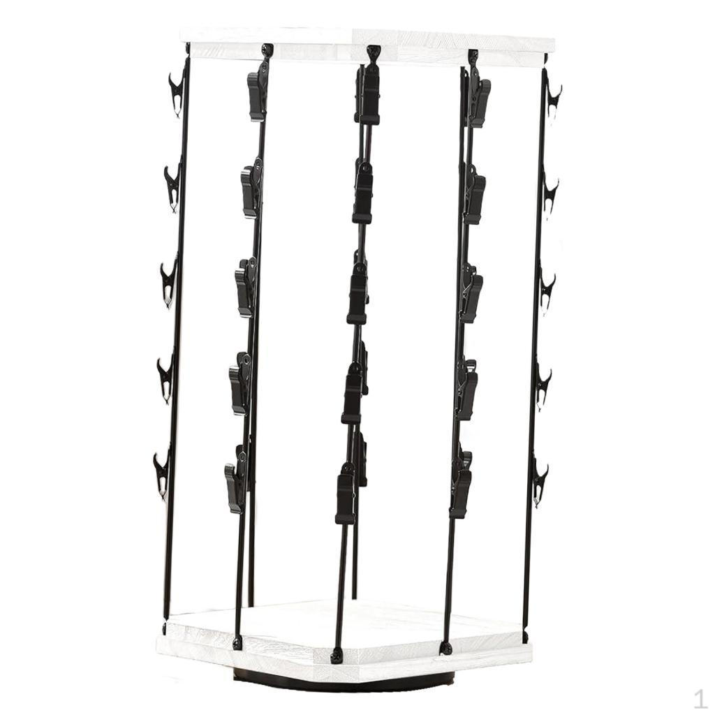 

Стойка для чипсов, держатель для чипсов и конфет, органайзер для закусок из картофеля на деревянной основе из металла белый