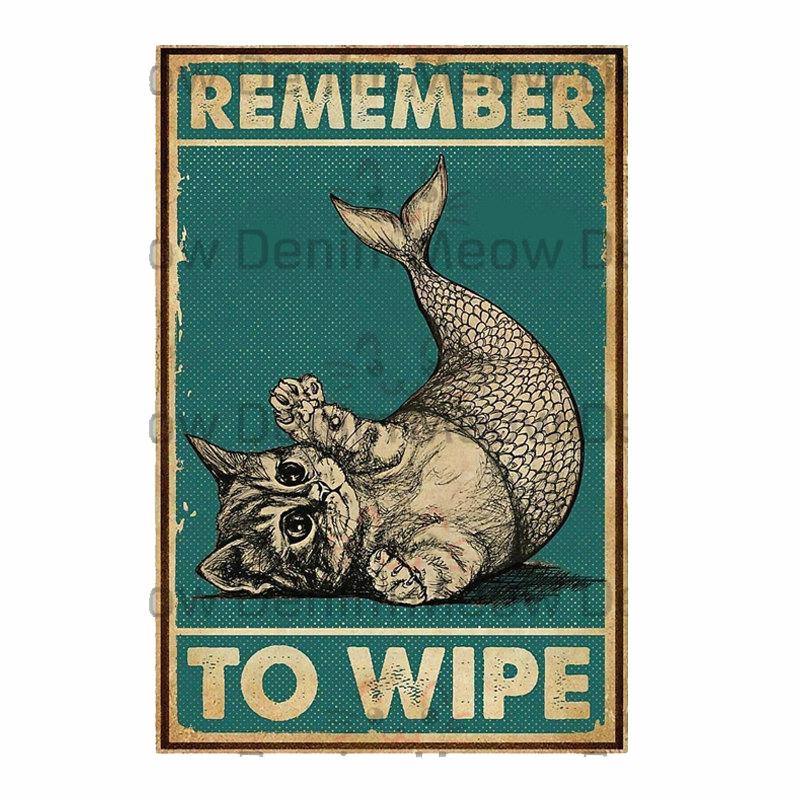DORA Tin Sign Funny Animal Tin Poster I Do What I WantPlaque Bar Room Decor Nice Butt Wall Art Cat and Dog Vintage Tin Sign Gift N