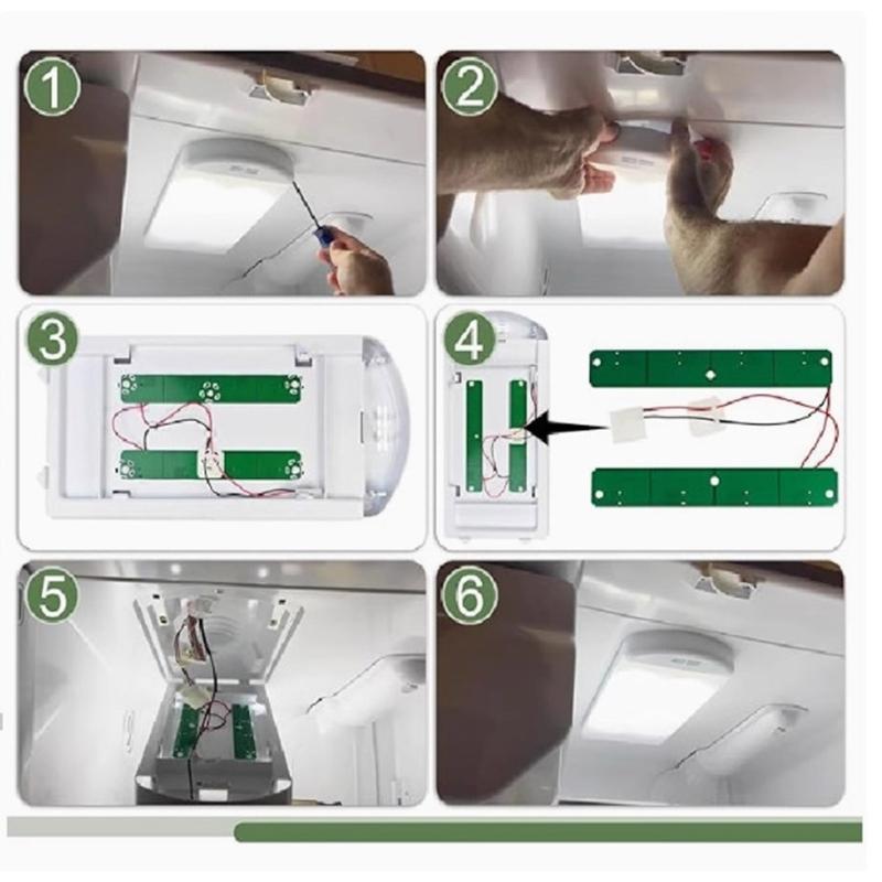 Quick Install Refrigerator Light Bulb High Brightness Fridge Light Module For W11527432 W11387579 W11333374 Part