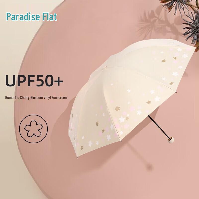 Anti-UV Three-Fold Sun & Rain Umbrella