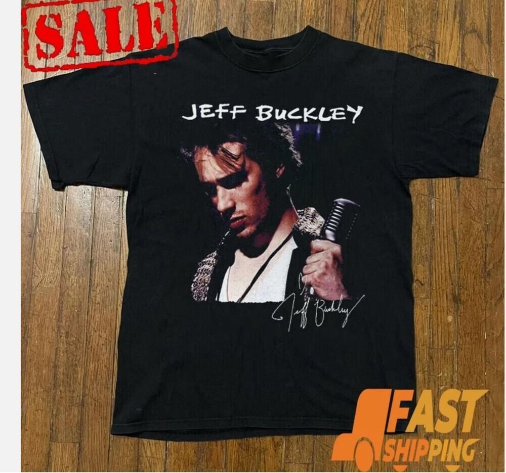 New Popular Jeff Buckley Grace Music Cotton Black T-Shirt S-45XL Unisex T-Shirt