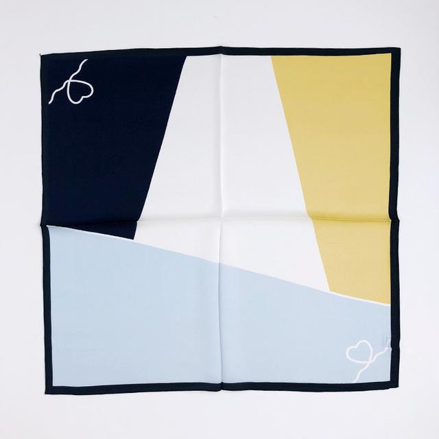 2026 Novo Lenço 100% Seda Pura Feminino Pescoço Cabelo Foulard Bandana Quadrado Pequeno Headband Hijab Estampado Poncho Lenços Pashmina