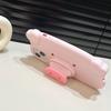 Fun 3D Pink Saliva Pig Nose Invisible Bracket Case For For Iphone 13 14 1 16 17 Pro Max Cute Creative Holder Stand Shockproof Cover