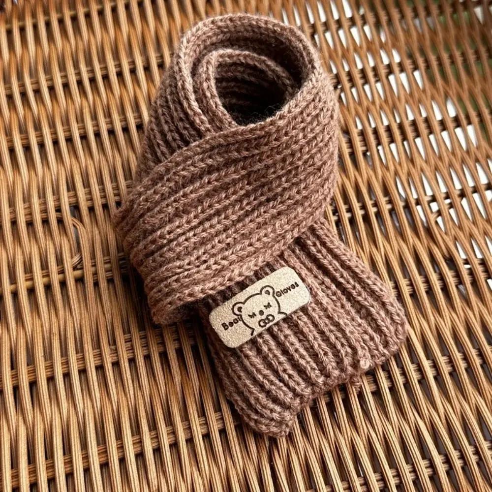 DIY Doll Clothes Casual Wear Scarf 20cm Cotton Doll Knitted Scarf Doll Multi-colors Little Bear Scarves Dolls Accessories