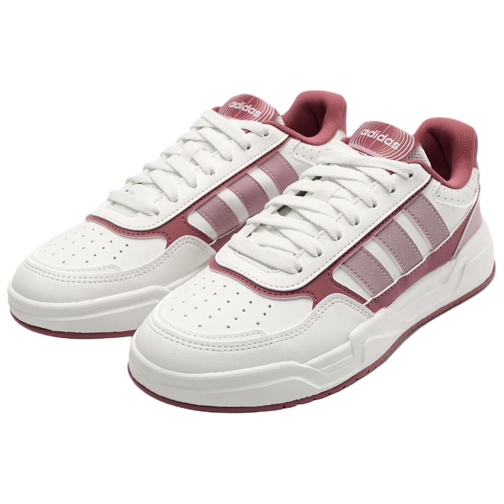 adidas Scarpe da Skateboard Lite Baller 1.5 Donna Bianco Rosa Lampone LA6485