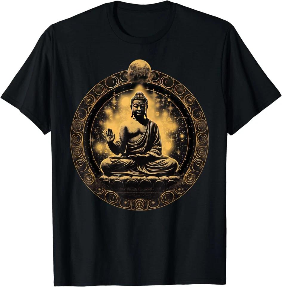 NEW LIMITED Buddha Buddhism Zen Spiritual Yoga Meditation Gift Tee T-Shirt