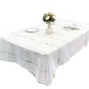 Polyester Tablecloth Soft Draping Waterproof for Parties Picnics Home Use