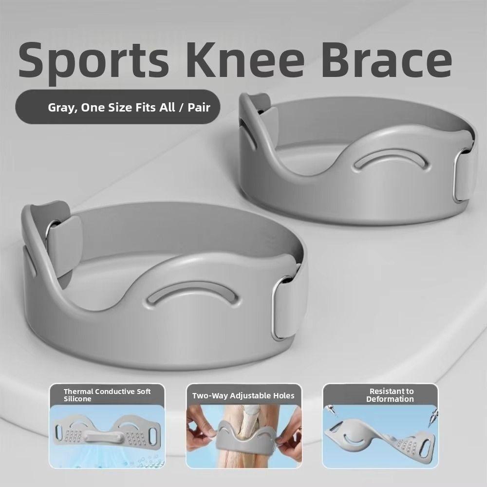 2Pcs Flexible Patella Tendon Stabilizer Elastic Patella Knee Strap  Sports Running