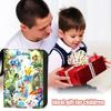 Card Album 4 Compartments 400 Slots 50 Pages 24x18x5cm Multicolor Wear Resistant Waterproof