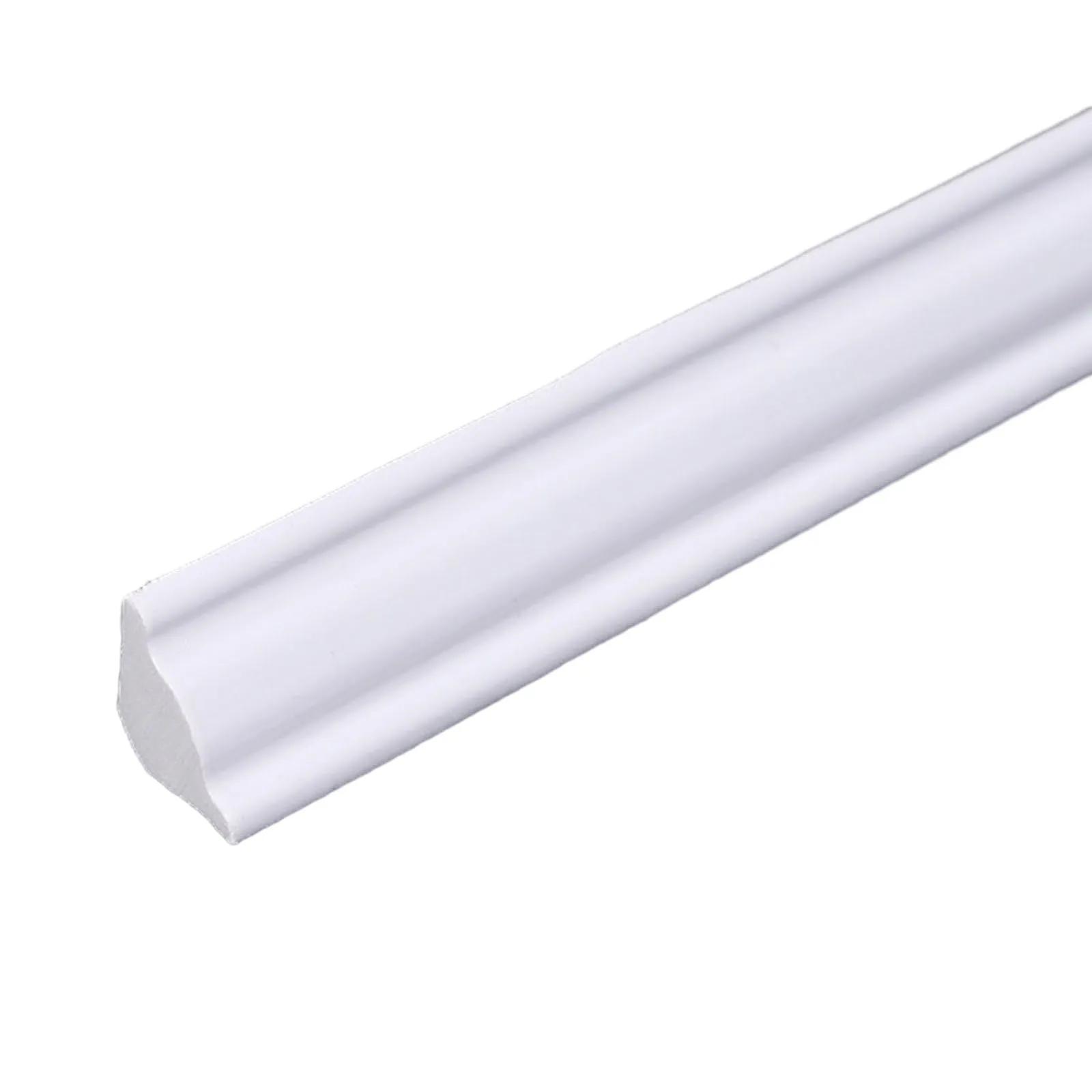 Skirting Decorative Strip Bathroom Bedroom 5M For Interior Corner PVC Soft Line Wall Decor Strip Wall Gap 1pcs белый