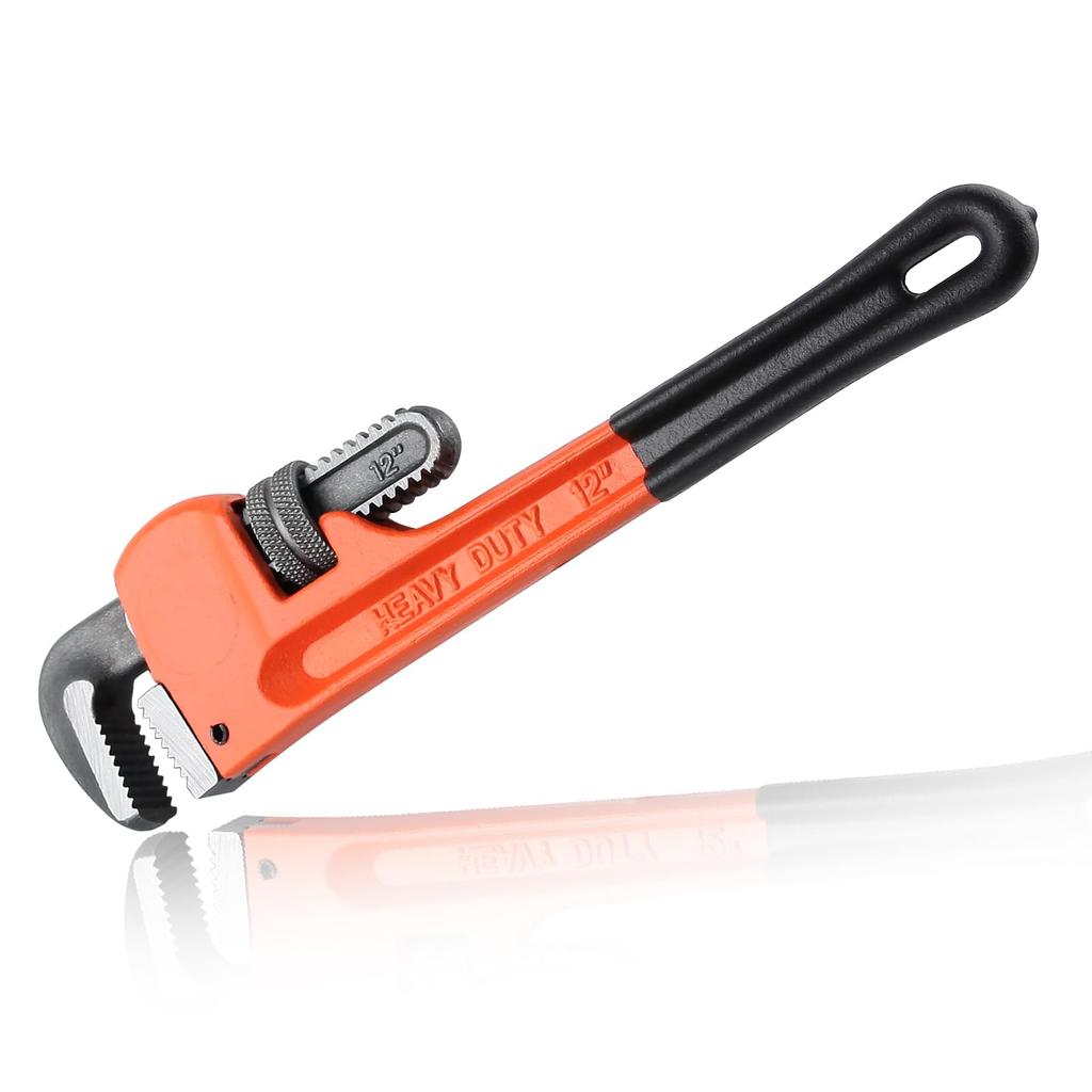 LEONTOOL Aluminum Pipe 315mm 51mm Maximum Forged for and Automotive Repair Heavy-Duty Wrench, Long, Opening, Jaws, Plumbing, Water,