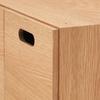 MUJI Stacking Chest Width 37 X Depth 28 X Height Half 2 Drawers Oak Veneer 12381129 18.5cm
