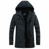 Coat Windproof Hooded Casual Winter Warm Varsity Jacket Men Parkas Jackets Man Men Washed Cotton Thick Fleece