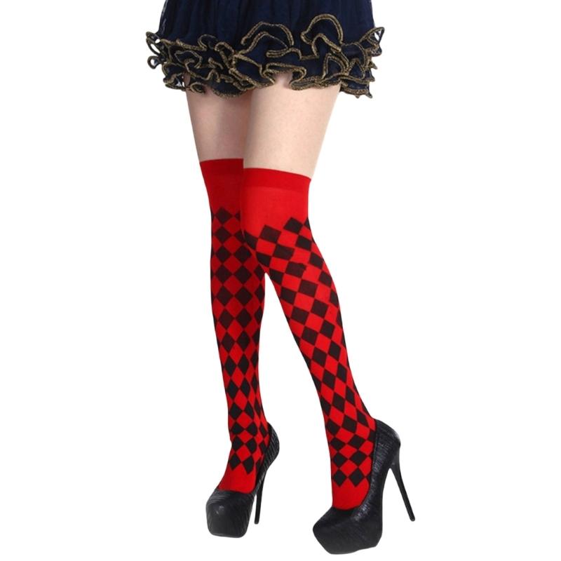 Bas Cuissardes pour Femmes pour Cosplay et Tenues d'Halloween, Chaussettes Douces Extensibles au-dessus du Genou pour Fêtes