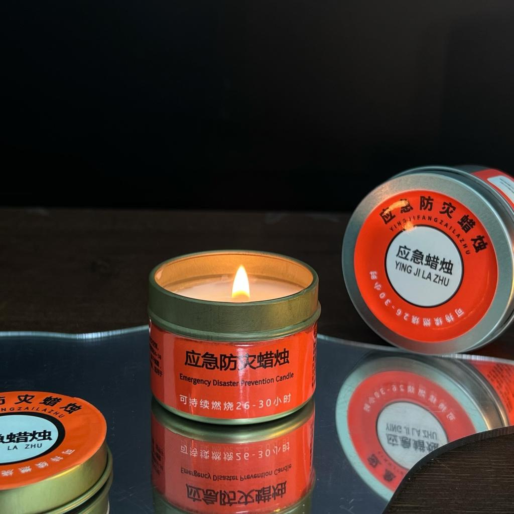 Emergency Candles for Household Power Outages Windproof Smokeless Disaster Prevention Emergency Supplies No Electricity Lighting