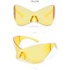 1 Pair Men Y2k Sport Sunglasses Uv400 Protection Safety Cycling Sun Glasses Eyewear For Driving Fishing