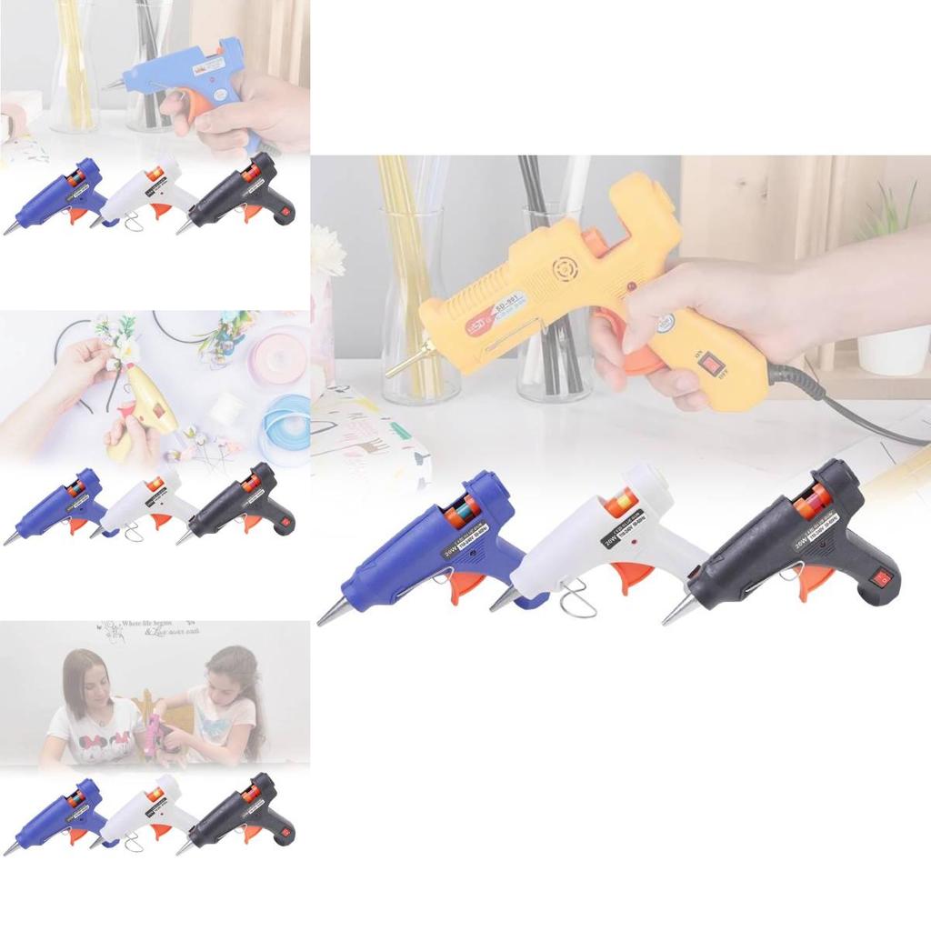 Kompakte und effiziente 20-W-Heißklebepistole mit Schalter und Kontrollleuchte für Bastelarbeiten