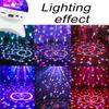 LED Disco Ball Light Rotating Bluetooth Music Stage Light Wedding Decoration Ambient Light USB Rechargeable RBG Effect Light