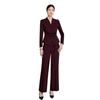 Aishangchen Women's Red Classic High-End Suit Set for Autumn/Winter Commute and Workwear