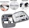 Multi-functional Large Capacity Waterproof Digital Electronic Organizer USB Data Line Charger Plug Headphone Travel Storage Bag
