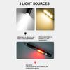Pen Flashlight USB   3 Light Sources LED Chip Clip Design Widely Used Pen Light Flashlight for Repair Hospital
