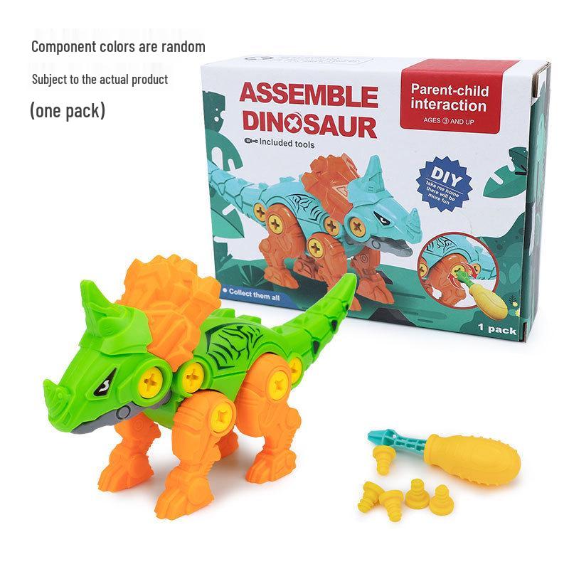 DIY Dinosaur & Engineering Vehicle Assembly Toys for Kids