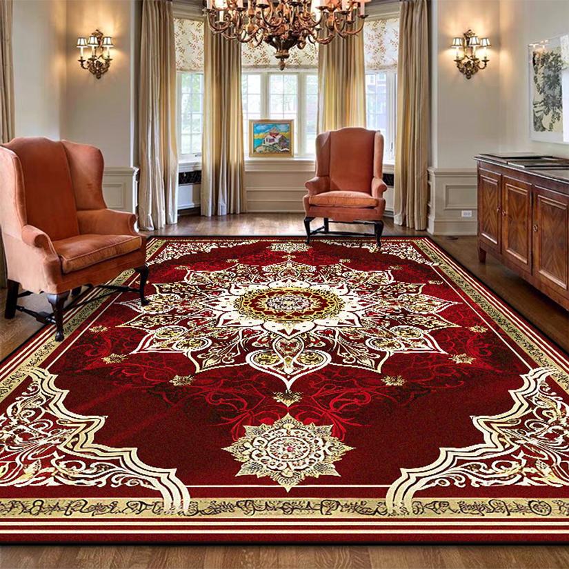Bohemian Luxury CARPET FOR LIVE ROOM Large Area Persian Decoration Bedroom Bedside Plush Rugs Lounge Washable Non-slip Floor Mat