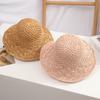 Summer Woven Straw Hat With Wide Brim For Adults And Kids Sun Protection Beach Vacation