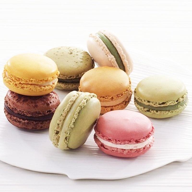 30 Runda Hål Macaron Silikonform Bakplatta Hög Temperaturbeständighet Bakform 1st