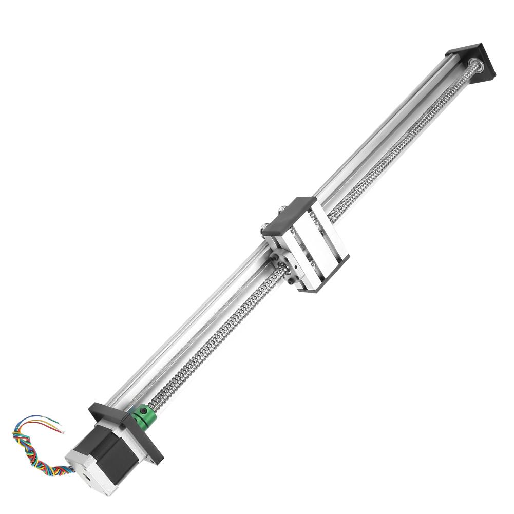 Linear   beam table, aluminum 1204   screw linear grinding   screw rail 500 mm with 42 mm stepper motor for automation and   measuri