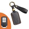 The key case is suitable for Honda key cover, Fit Civic Accord Crown car key cover, genuine leather.