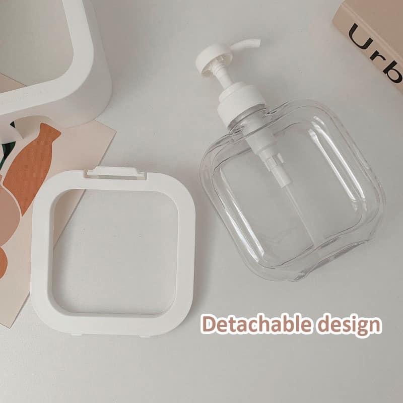 Dozatoare de săpun de baie de 300/500 ml, loțiune reîncărcabilă, șampon, suport de duș, sticla goală pentru pompă de baie