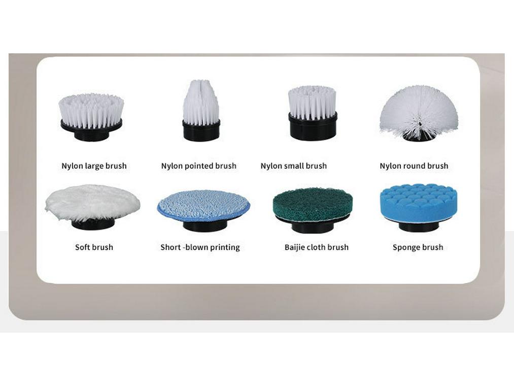 Dual-Use Electric Cleaning Brush for Kitchen & Bathroom