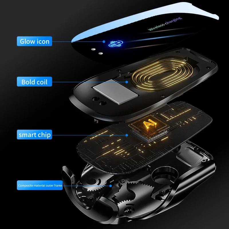 30W Car Wireless Charger Automatic Car Phone Holder Infrared Induction for iPhone16 15 14 13 12  Samsung Fast Charging Station