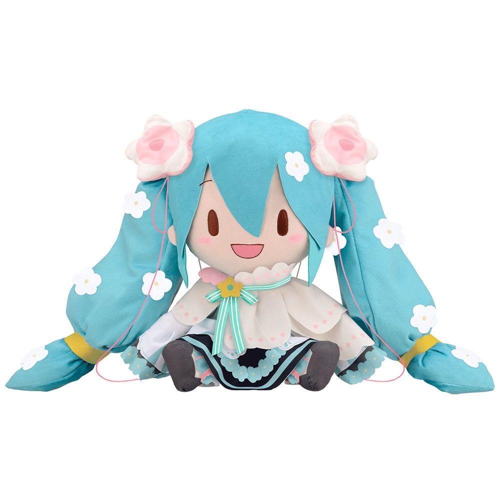 Big Size Magical Hatsune Miku Fufu Plush Toy Flower Miku Doll Children's Room Decoration Collect Plushies Home Decor Girl Fans