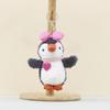 Penguin Stuffed Animal Keychain With Short Plush For Backpack Decor