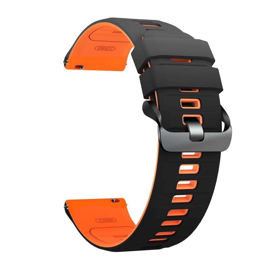 22mm Dual Color Silicone Strap for Huawei Watch GT 6/5/5 Pro/4 46mm Quick Release Watch Band