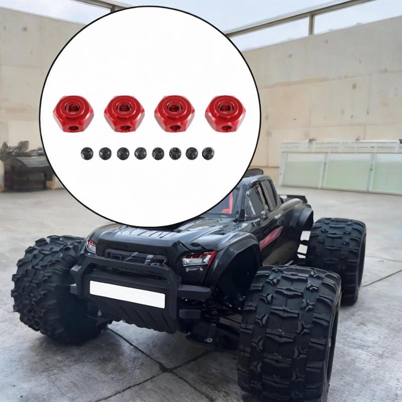 

12mm Wheel Drive Adapters Sturdy DIY Accessory Hex Connector Upgrade for 1/10 10208 1/12 H12Y H12Y+ Purple