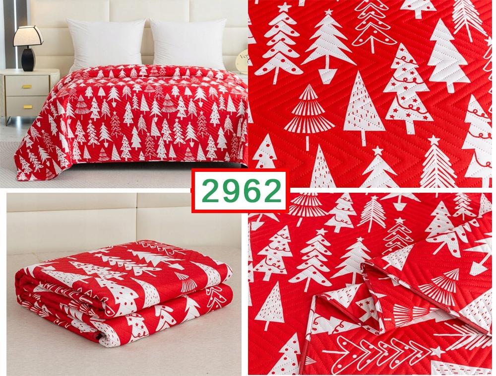 Christmas Blanket for Bed 220x200 Cm Quilted Christmas Patterns