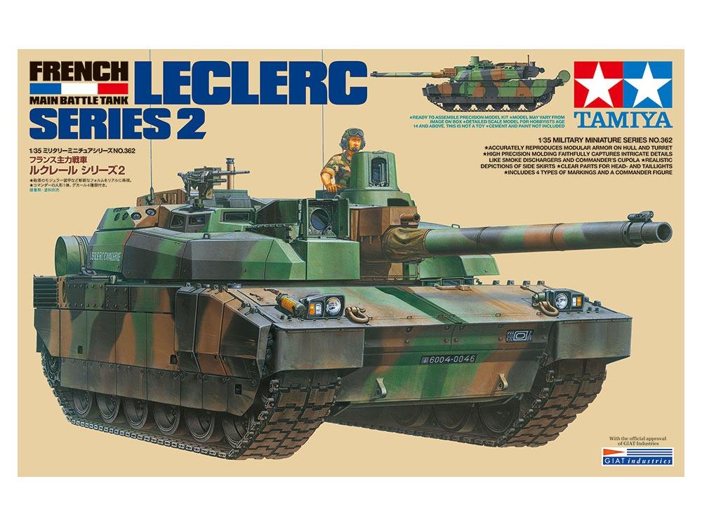 Tamiya 1/35 Military Miniature Series Leclerc (Series 2) Plastic Model Kit