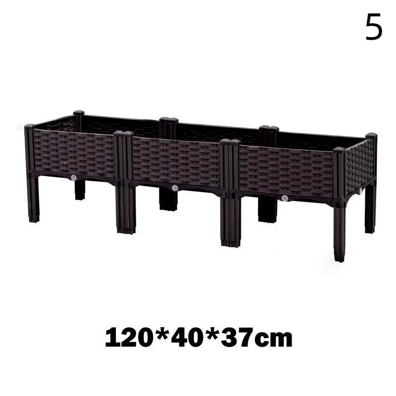 Outdoor Vegetable Planter Box Large Capacity Plant Growing Pot For Herb Tomato Vegetables Garden Balcony