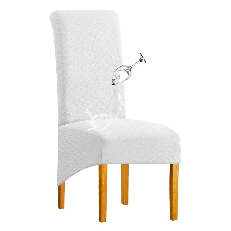 

1/4/6pcs Diamond Grid Chair Covers Elastic Waterproof Universal Size Chair Slipcover For Dining Room Home Decor Banquet 1pc