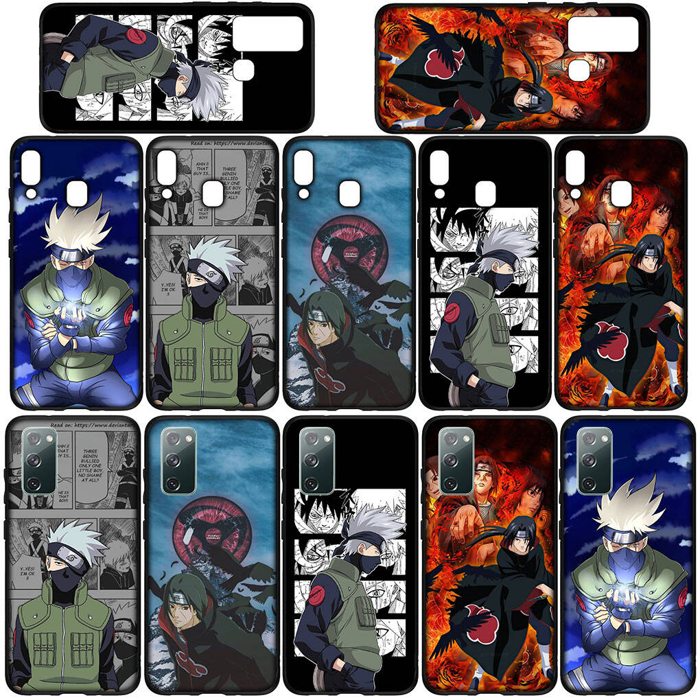 Cover for iPhone 17 16 15 Xiaomi Poco X7 Redmi Note 14 13 12 11 Pro 16e Samsung Galaxy S25 S24 S23 OPPO Huawei Kakashi Naruto Itachi Uchiha Phone Case