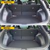 YORKNEIC Toyota Corolla Cross Luggage Mat 2021 and Backrest Synthetic Type C (10 Series, later, 2WD), Cover, Vehicle-Specific Trunk/Cargo Mat,