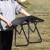 Multifunktionaler Klapp-Campingtisch und Hocker: Outdoor-, Picknick- und Teetisch
