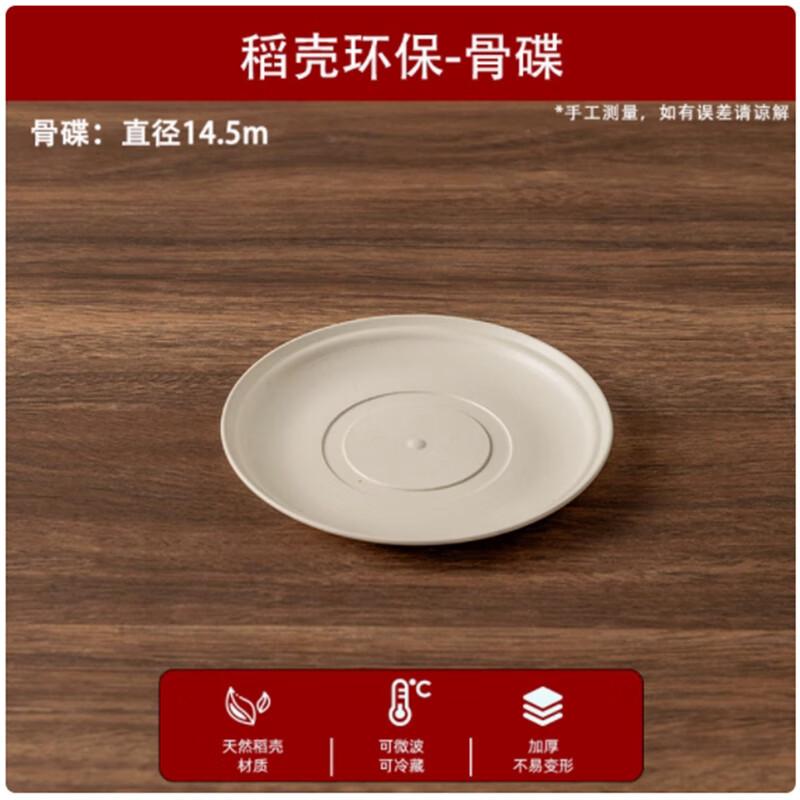 Disposable Rice Husk Plate