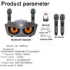 SD306 Dual Microphones Speaker Dual Microphones Karaoke Player Wireless Bluetooth Speaker  Karaoke