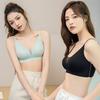 Women's Seamless Wire-Free V-Neck Mesh Bra - Comfortable and Soft Support Underwear